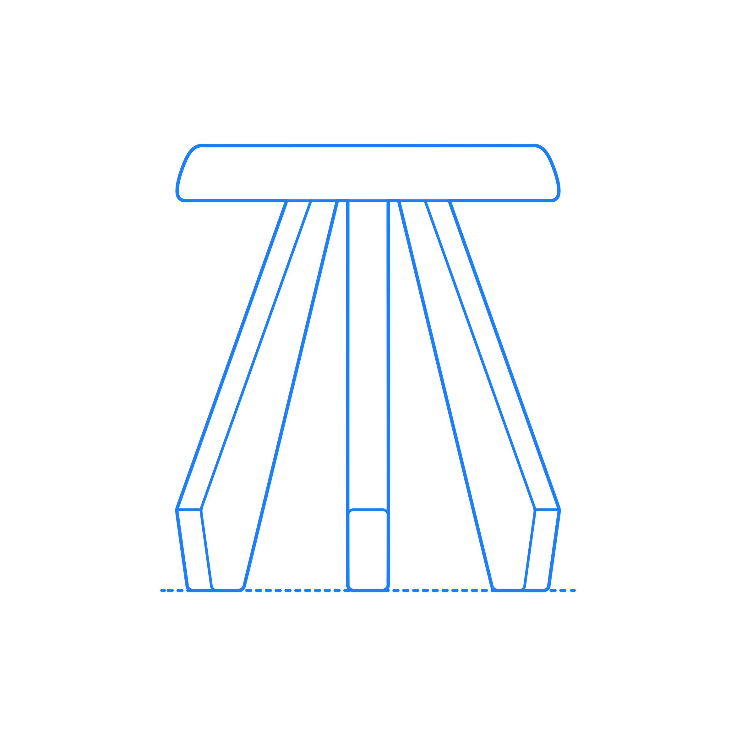 Furniture Stools 523 Tabouret Meribel Stool Digital Sketch Svg Design Free Vectors